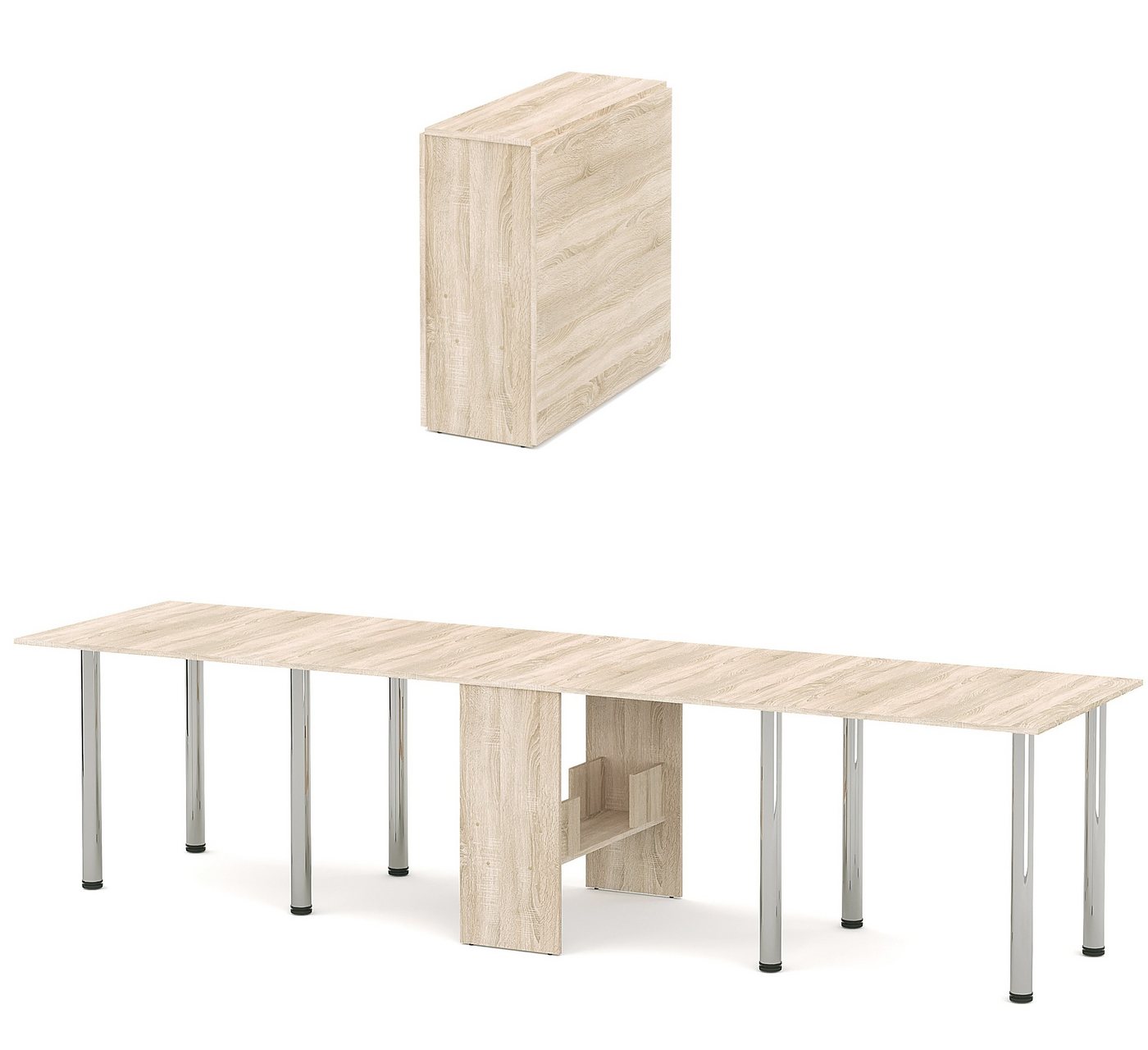 Rodnik Esstisch, ausklappbar bis 310 cm - 5 Größen möglich - Bürotisch von Rodnik