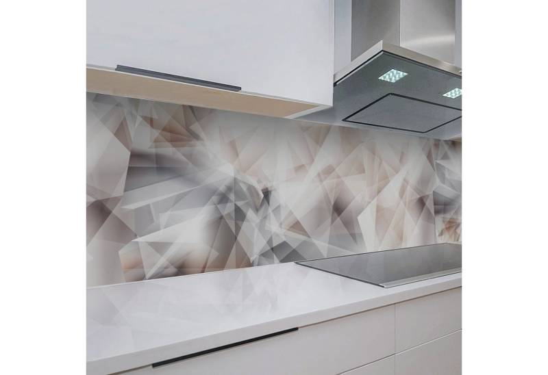 Rodnik Küchenrückwand Bergkristalle, ABS-Kunststoff Platte Monolith in DELUXE Qualität mit Direktdruck von Rodnik