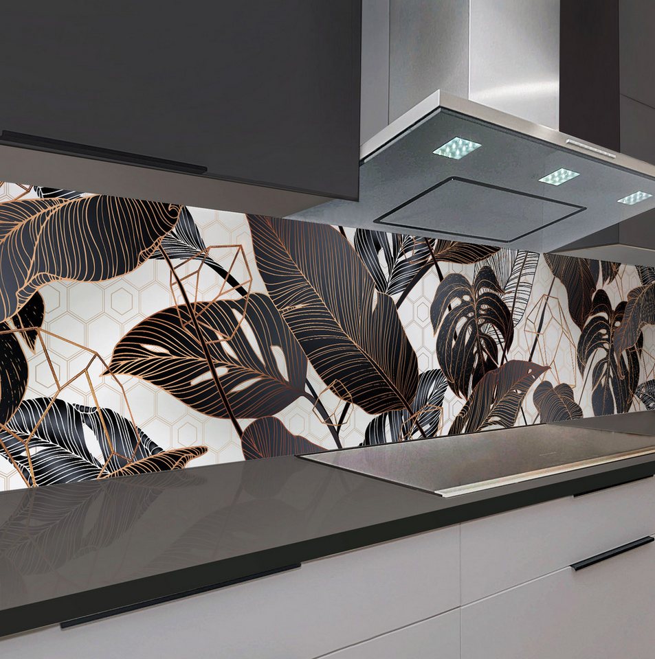 Rodnik Küchenrückwand Fensterblatt, hochwertig mit UV- Direktdruck, für alle Räume geeignet von Rodnik