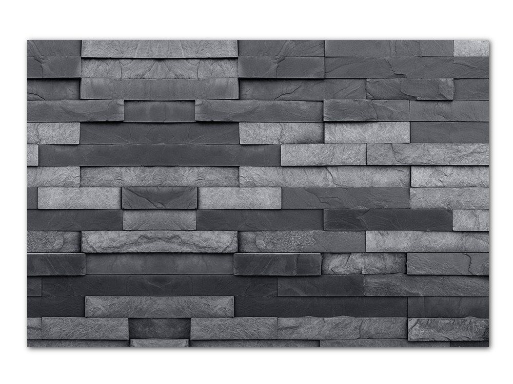 Rodnik Küchenrückwand Gray Stone, ABS-Kunststoff Platte Monolith in DELUXE Qualität mit Direktdruck von Rodnik