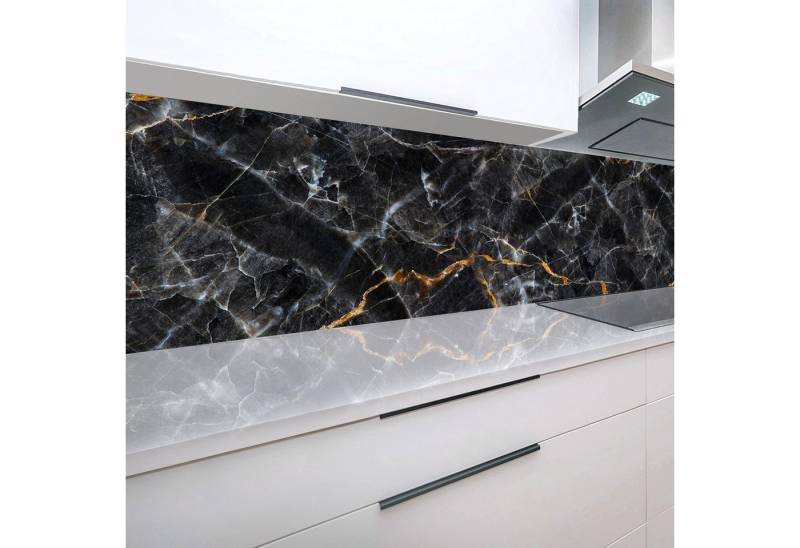 Rodnik Küchenrückwand Marmor schwarz, ABS-Kunststoff Platte Monolith in DELUXE Qualität mit Direktdruck Rodnik Küchenrückwand Marmor schwarz, ABS-Kunststoff Platte Monolith in DELUXE Qualität mit Direktdruck von Rodnik