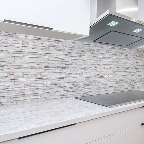 Rodnik Küchenrückwand robuste ABS-Kunststoff Platte Monolith in Deluxe Qualität, Direktdruck. MOTIVAUSWAHL (Klinkerwand) von Rodnik