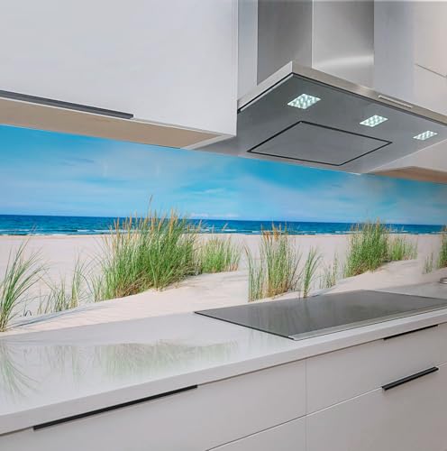 Rodnik Küchenrückwand robuste ABS-Kunststoff Platte Monolith in Deluxe Qualität, Direktdruck. MOTIVAUSWAHL (Nordsee, 60x400 cm) von Rodnik