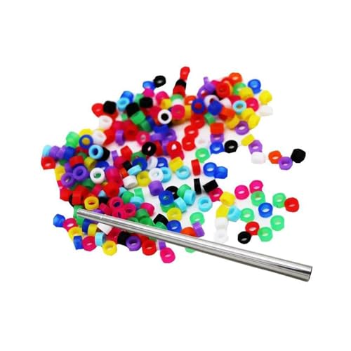 100 Stück Vogelringe mit Beinbändern in verschiedenen Farben, Innendurchmesser 3–4 mm, 5 mm, für Papageien, Vogelmarkierungsringe,4mm von Rodsah