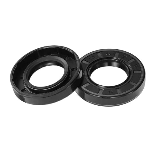 2 Stück NBR-Gummi-Öldichtung, Innendurchmesser 40 mm, Außendurchmesser 72 mm, TC-Wellenlippendichtung mit Feder,TC-40x72x8mm von Rodsah