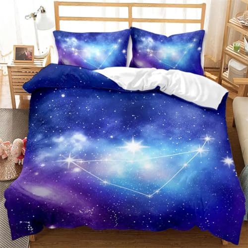 Rodths Bettwäsche 135x200 Galaxie Universum Weltraum Bettbezug 135 x 200 2er Set, Weiche Microfaser Sommerbettwäsche mit ReißVerschluss, 1 Kissenbezug 80x80 cm, Bügelfreie Weich Bettdeckenbezug Rodths Bettwäsche 135x200 Galaxie Universum Weltraum Bettbezug 135 x 200 2er Set, Weiche Microfaser Sommerbettwäsche mit ReißVerschluss, 1 Kissenbezug 80x80 cm, Bügelfreie Weich Bettdeckenbezug von Rodths