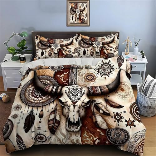 Rodths Nationalität Bettwäsche 140x200, Bettbezug 140 x 200 2er Set, Weiche Microfaser Deckenbezug mit ReißVerschluss, 1 Kissenbezug 70x90 cm, Bügelfreie Weich Bettdeckenbezug von Rodths
