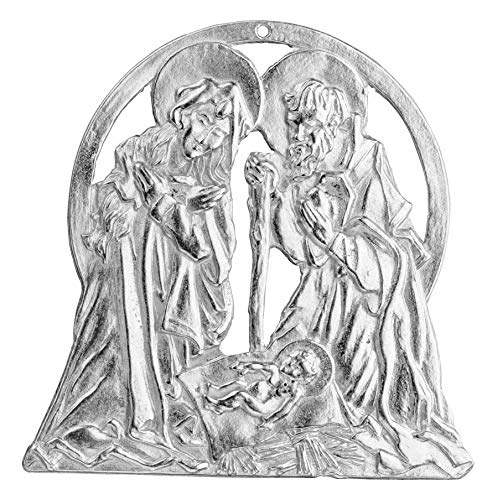 Röders Zinn Weihnachtsbaumfigur Krippenszene von Röders