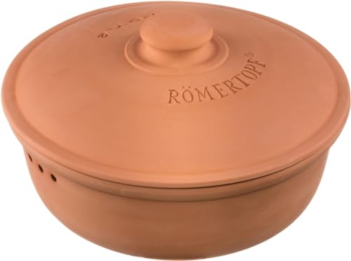 Römertopf Brottopf aus Keramik, ideal zu Brotaufbewahrung aus Ton Ø 30,0 cm von Römertopf