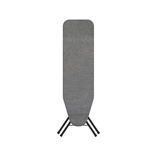 Rörets DampfBügelbrett Pulse Black Extra Polsterung - Extra Dicker Unterlage und Bezug - Patentiertes Geniales Design - Bügelfläche 32x108 cm von Rörets