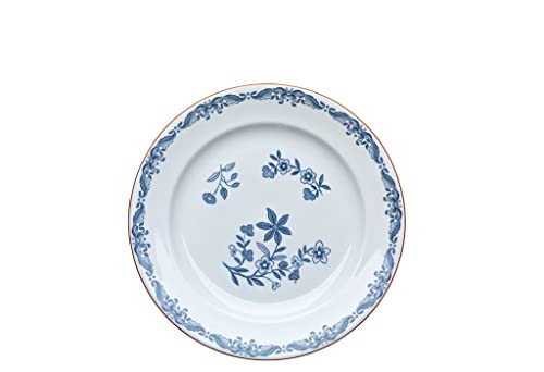 Rörstrand Teller aus der Ostindia Kollektion, aus Porzellan hergestellt, in der Farbe: weiß/ blau, spülmaschinenfest, Durchmesser: 18 cm, 1011696 von Iittala