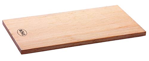 RÖSLE Aromaplanke Erle 2-tlg., Hochwertige Erlenholzplanken für Holzaroma im Grillgut, mehrfach verwendbar, Naturprodukt, 40 x 19,5 cm von RÖSLE