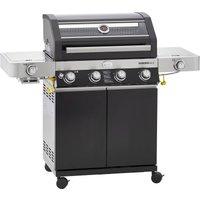 RÖSLE Gasgrill "BBQ-Station VIDERO, 25524" G4-S Schwarz, 4 Brenner, extra Primezone und Seitenbrenner, VARIO+ RÖSLE Gasgrill "BBQ-Station VIDERO, 25524" G4-S Schwarz, 4 Brenner, extra Primezone und Seitenbrenner, VARIO+ von Rösle