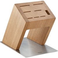 RÖSLE Messerblock "MoveX" 1 Stk. aus Edelstahl und Ulmenholz, sichtbare Klingen, standfest, unbestückt von Rösle
