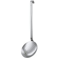 RÖSLE Schaumlöffel Abseihlöffel mit Hakengriff, Edelstahl 18/10, spülmaschinengeeignet von Rösle