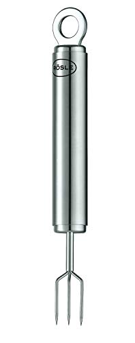 RÖSLE Pellkartoffelgabel, hochwertige Kartoffelgabel zum Kartoffelschälen, Edelstahl 18/10, spülmaschinengeeignet, Silber von RÖSLE