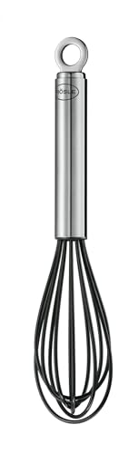 RÖSLE Schneebesen Silikon, hochwertiger Rührbesen mit schmalem Griff, Edelstahl 18/10, Silikon, Temperaturbeständig bis 220 °C, Spülmaschinengeeignet, Länge 27 cm RÖSLE Schneebesen Silikon, hochwertiger Rührbesen mit schmalem Griff, Edelstahl 18/10, Silikon, Temperaturbeständig bis 220 °C, Spülmaschinengeeignet, Länge 27 cm von Rösle