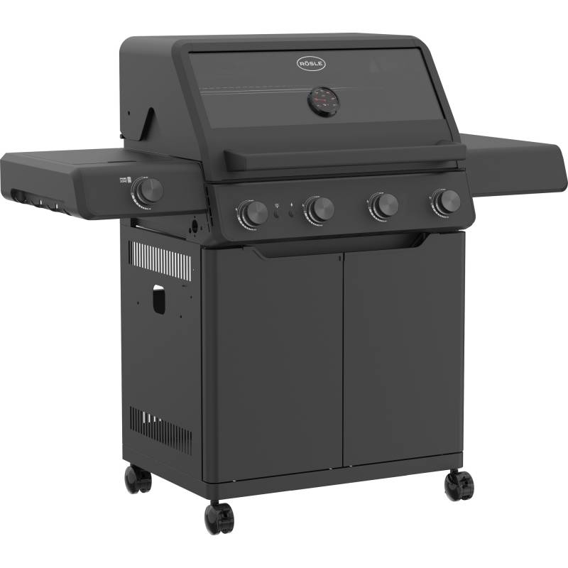 Rösle Gasgrill 'Allflame Prime 4' schwarz 138 x 118 x 61 cm von Rösle