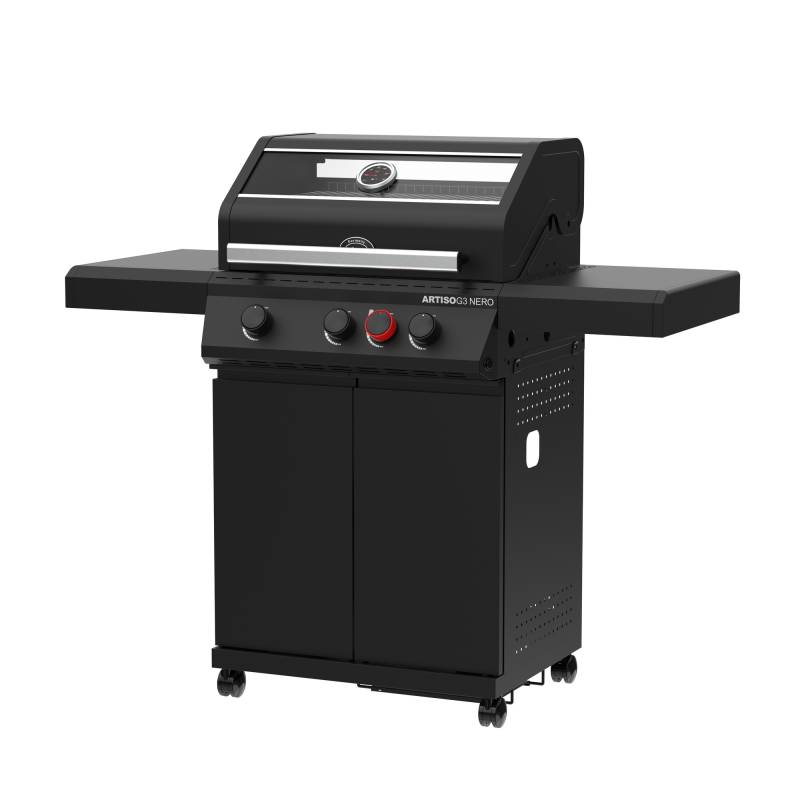 Rösle Gasgrill 'Artiso G3 Nero' schwarz 128 x 114,5 x 53 cm von Rösle