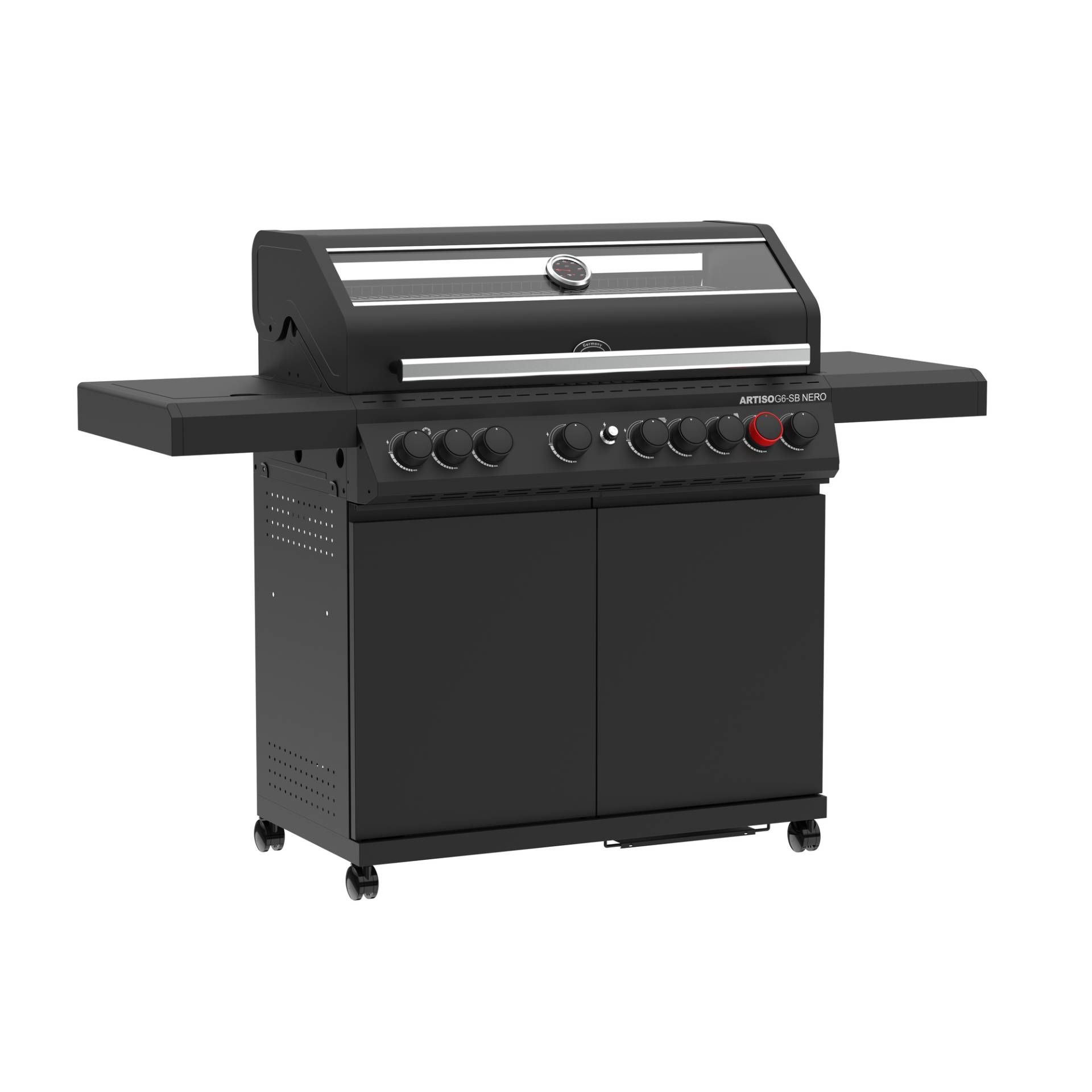 Rösle Gasgrill 'Artiso G6-SB Nero' schwarz 158 x 114,5 x 53 cm Rösle Gasgrill 'Artiso G6-SB Nero' schwarz 158 x 114,5 x 53 cm von Rösle
