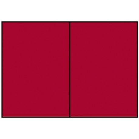 Briefkarte HD A6 rot matt von Rössler Papier