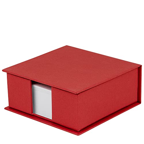 Rössler 1312452360 - S.O.H.O. Zettelkasten, Maße: 11 x 11 cm, Rot, 1 Stück von Rössler