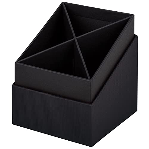 Rössler Papier 1331452700 - S.O.H.O. Stifteköcher, 86 x 86 x 100 mm, Schwarz, 1 Stück von Rössler Papier