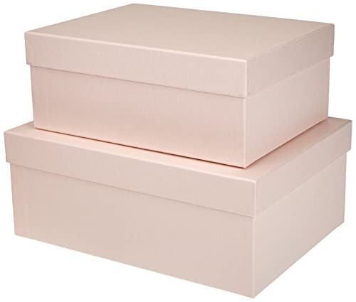 Rössler Papier 13491453580 - S.O.H.O. Boxline 2er Kartonage, rechteckig, Powder von Rössler Papier