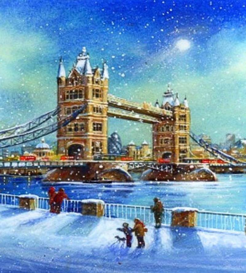 Rötting Design Malen nach Zahlen Diamond Painting Set 5d DIY Motiv weihnachtliche Tower Bridge (Komplett-Set), Diamond Painting Vollbild, Lieferung enthält alle Utensilien Rötting Design Malen nach Zahlen Diamond Painting Set 5d DIY Motiv weihnachtliche Tower Bridge (Komplett-Set), Diamond Painting Vollbild, Lieferung enthält alle Utensilien von Rötting Design