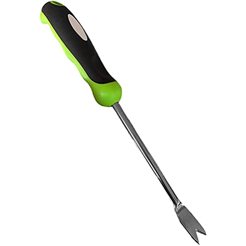 Roexboz Unkrautstecher Löwenzahn Entferner Werkzeug Unkrautvernichter Hand-Unkraut-Werkzeuge Edelstahl-Unkraut-Abzieher-Gartenwerkzeug von Roexboz