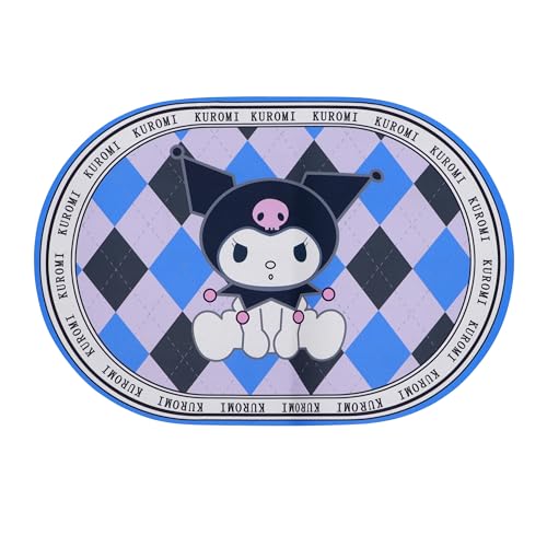 Roffatide Anime Kuromi Anti-Rutsch-Gummi-Teppich Tür Bad Matte Oval Bereich Teppich Füße Decke Teppich Boden Matten Home Carpet 40 * 60CM von Roffatide