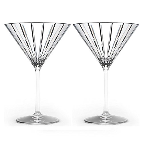 rogaska Avenue Martini Gläser, Set von 2 von Rogaska