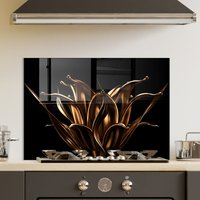 Gehärtetes Glas, Ofen-Rückwand, Küchen-Backsplash-Kachel, Schneidebrett, Noodle Board, Küchendekoration, Herd-Rückwand, Herd-Abdeckung von RoggmardHomeArt