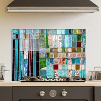 Gehärtetes Glas, Ofen-Rückwand, Küchen-Backsplash-Kachel, Schneidebrett, Noodle Board, Küchendekoration, Herd-Rückwand, Herd-Abdeckung von RoggmardHomeArt