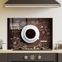 Gehärtetes Glas Backsplash, Küchenrückwand, Schneidebrett, Nudelbrett, Küchendeko, Herdrückenabdeckung, Herdplatte Abdeckung von RoggmardHomeArt