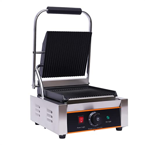1800-W-Sandwich-Grill, Elektrischer Kontaktgrill, Multifunktionaler Elektrischer Pressgrill, Geeignet Restaurants, Hotels, Snackbars und Cafés von Rogowsen