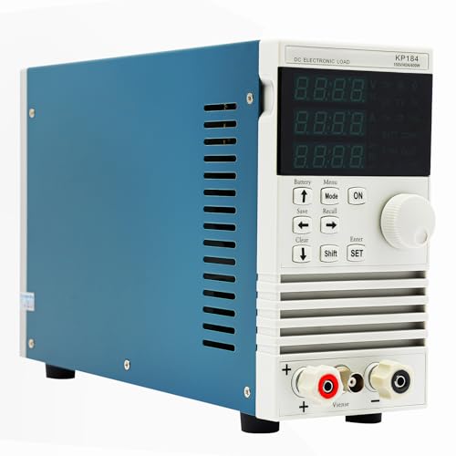 Elektronischer Lasttester, KP184 Ein-Kanal-Gleichstrom-Elektronischer Lasttester für Produkttests und Alterungstests von LED-Beleuchtung, Netzteilen, Ladegeräten und Batterien von Rogowsen
