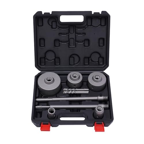 Hohlbohrer-Set, 9-teiliges Betonbohrer-Set, Steckschlüsselbohrer für Mauerwerk, Geeignet zum Bearbeiten von Ziegel-, Lehm-, Schaumstoff- und Betonwänden von Rogowsen