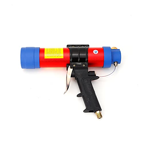 Pneumatische Kartuschenpistole, Professionelle Kartuschenpistole, Silikonpistole, 310 ml Glasdichtstoffpistole, Geeignet zum Abdichten, Reparieren und Verkleben von Glas-, Tür- und Fensterfugen Pneumatische Kartuschenpistole, Professionelle Kartuschenpistole, Silikonpistole, 310 ml Glasdichtstoffpistole, Geeignet zum Abdichten, Reparieren und Verkleben von Glas-, Tür- und Fensterfugen von Rogowsen