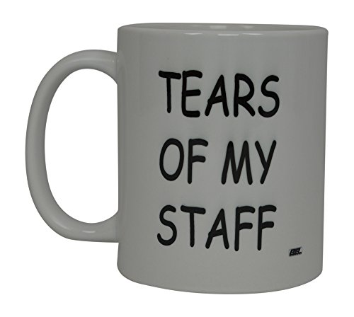 Best Funny Kaffee Tasse Tränen von My Staff Herren Neuheit Tasse Witz Gag Geschenk Idee für Frauen Büro Arbeit Erwachsene Humor Mitarbeiter Boss Kollegen (Tears of my STAFF) von Rogue River Tactical