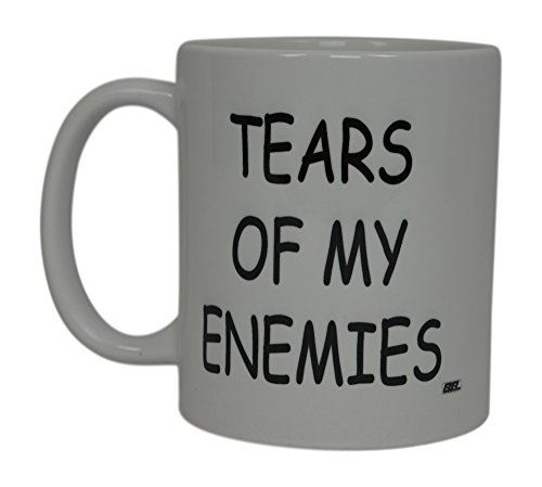 Lustiger Kaffeebecher "Tears Of My Enemies", tolle Geschenkidee für Männer, Frauen, Büro, Arbeit, Erwachsene, Mitarbeiter, Chef, Kollegen (Tears of My Enemies) von Rogue River Tactical