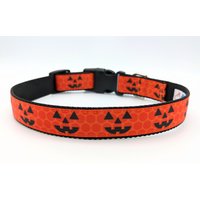 Jack O' Lantern Hundehalsband/Kürbis Halloween von RogueCollars