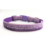 Lila Ombre Sparkle Hundehalsband von RogueCollars