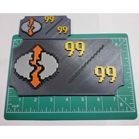 Oldschool Runescape Inspiriert Level 99 Runecraft Gedenken 3D Gedruckt Wandbehang & Magnet Oldschool Runescape Inspiriert Level 99 Runecraft Gedenken 3D Gedruckt Wandbehang & Magnet von RoguePrintandDesign