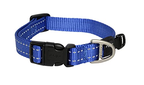 ROGZ HB11-B Utility Halsband/Snake, M, blau von Rogz