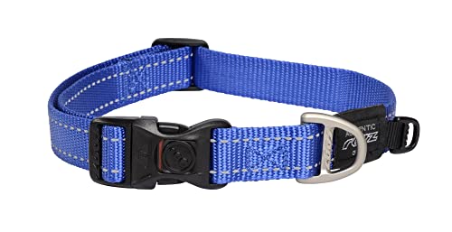 ROGZ HB06-B Utility Halsband/Fanbelt, L, blau von Rogz
