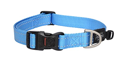 ROGZ HB06-F Utility Halsband/Fanbelt, L, hellblau von Rogz