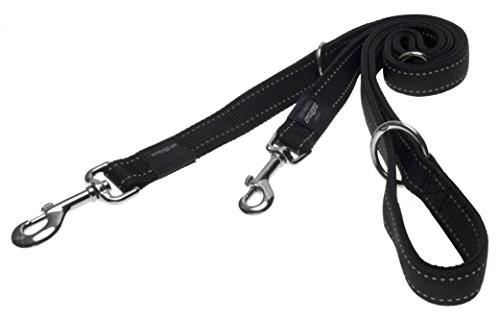 ROGZ HLM06-A Utility Leine/Fanbelt, L, schwarz von Rogz