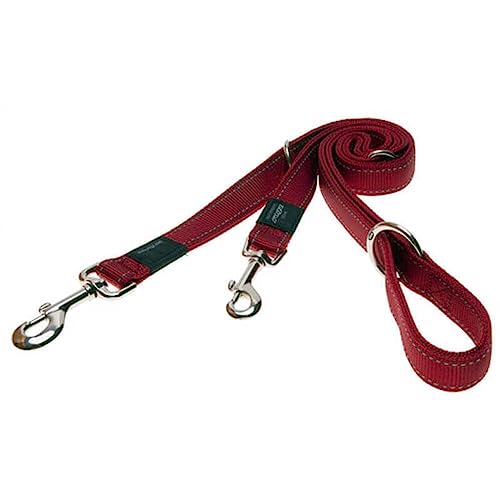 ROGZ HLM06-C Utility Leine/Fanbelt, L, rot von Rogz