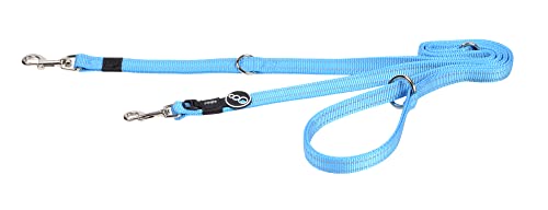 Rogz HLM11-F Utility Leine/Snake, M, hellblau von Rogz